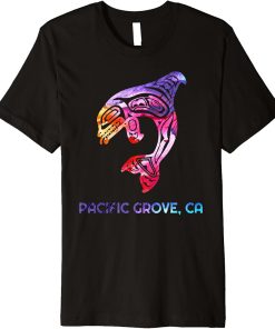 Pacific Grove California Orca Killer Whale Native American Premium T-Shirt