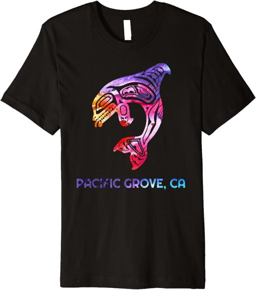 Pacific Grove California Orca Killer Whale Native American Premium T-Shirt